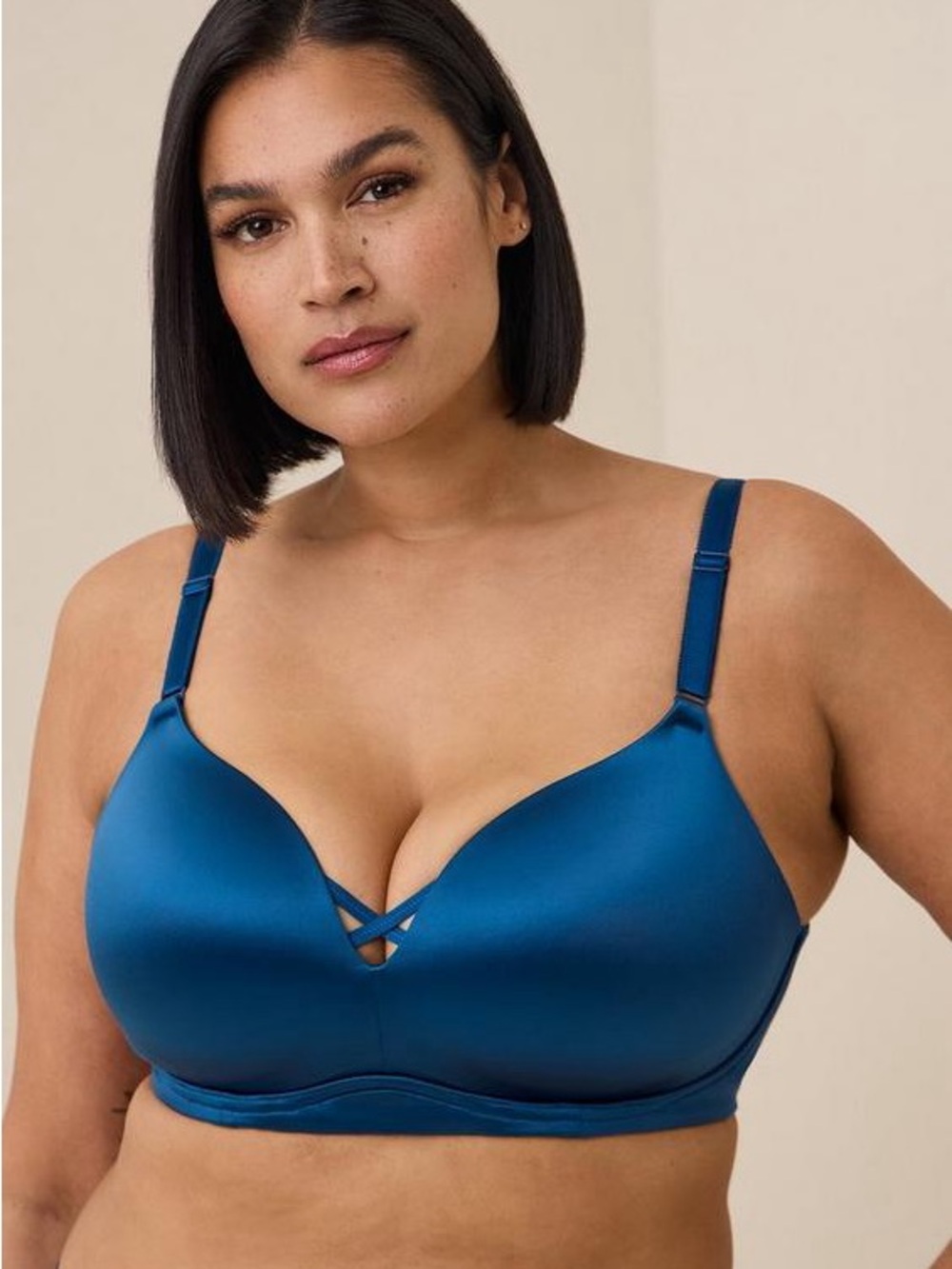 Torrid curve dream wire free push-up bra - Poseidon blue
